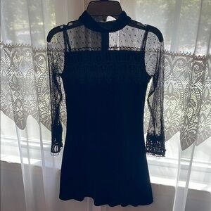 Elegant Black Lace Dress